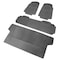 Spec-D Tuning Pvc 3D Print Floor Mat Grey 3 Pieces + Trunk Piece MAT-3201GRY - alternate 1